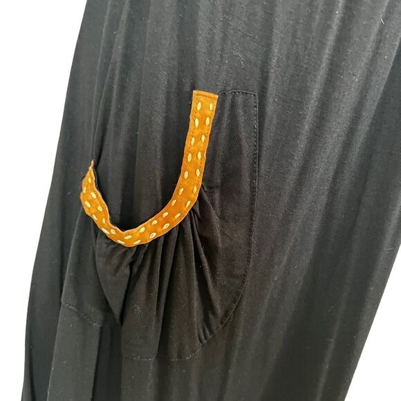 Soul Revival Leather Trim Pocket Tank Dress - Picture 6 of 12